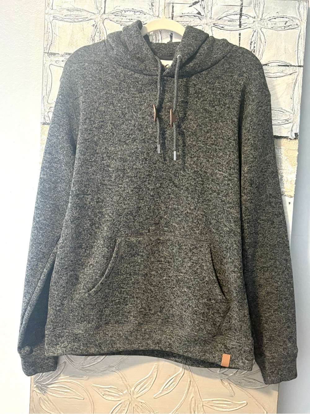 Quicksilver Charcoal Gray Pullover Hoodie